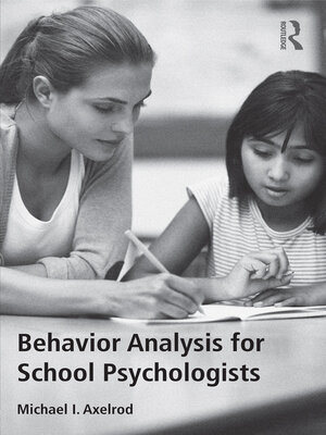 cover image of Behavior Analysis for School Psychologists
